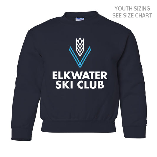 Elkwater Ski Club YOUTH Crewneck Sweatshirt (ESCT0001-18000B)