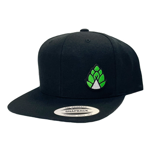 HBB Hop Cone Patched Flat Brim Hat (P1-6089M)