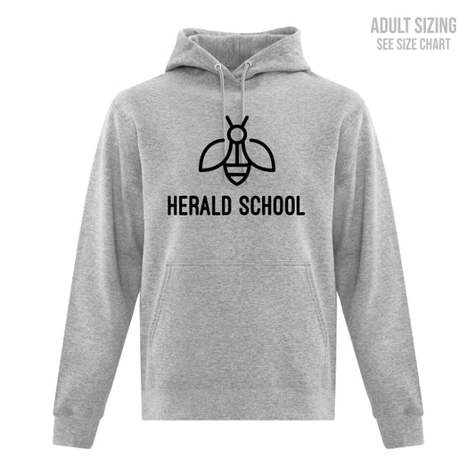 Herald School Bee Logo Unisex Pullover Hoodie (T1009-F2500)