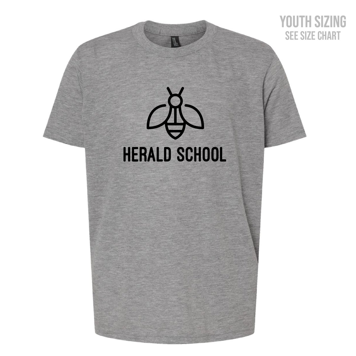 Herald School Bee Logo Youth T-Shirt (T1010-2000B)