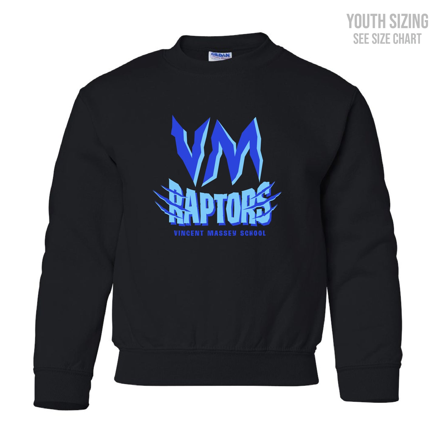 VM Raptor Claw Youth Crewneck Sweatshirt (T1004-18000B)