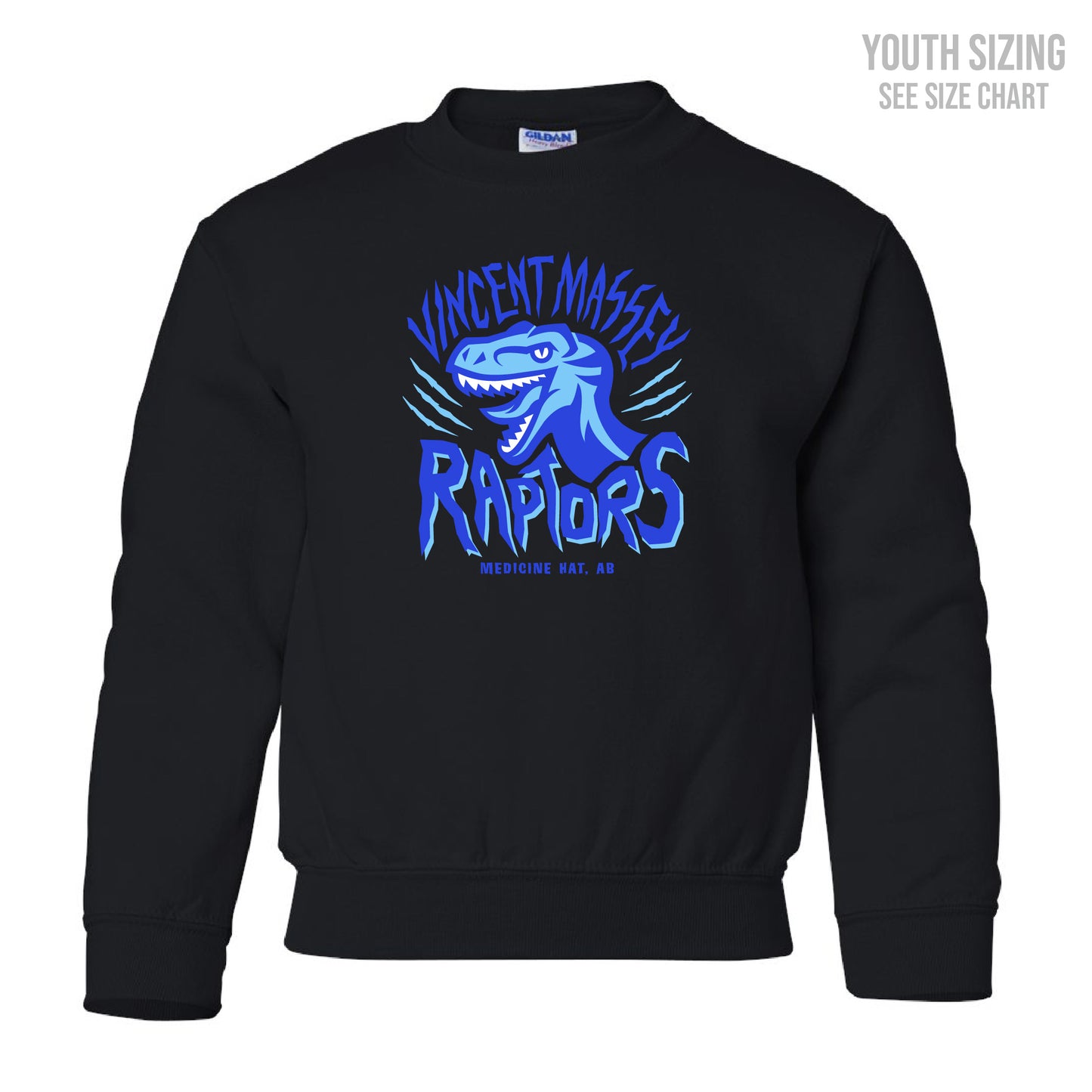 VM Full Colour Youth Crewneck Sweatshirt (T1001-18000B)