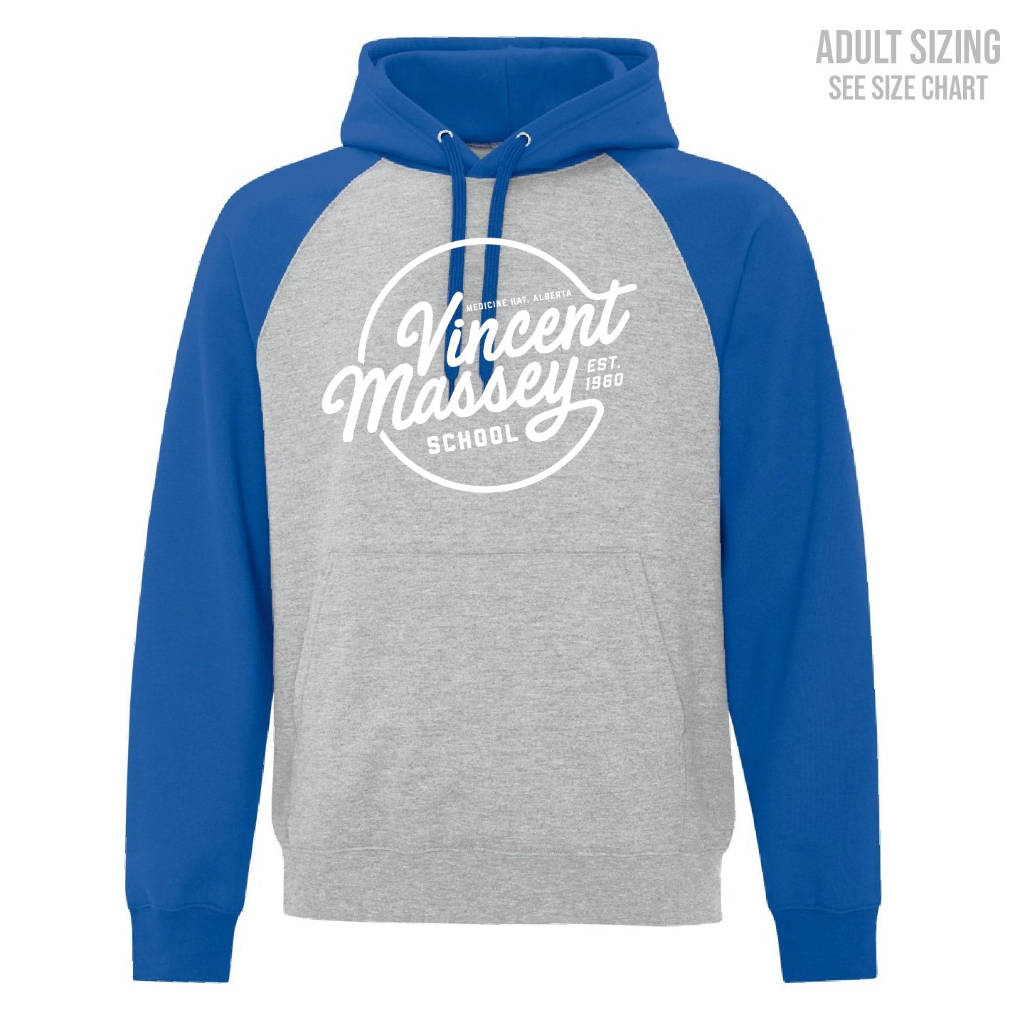 VM Crest Logo Two-Tone Pullover Hoodie (T1022-F2550)