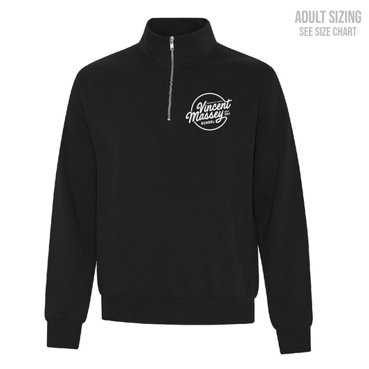 VM Crest Logo Unisex 1/4 Zip Sweatshirt (T1023-ATCF2700)