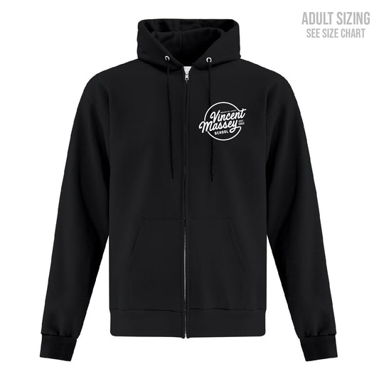 VM Crest Logo Unisex Zip Hoodie (T1023-F2600)