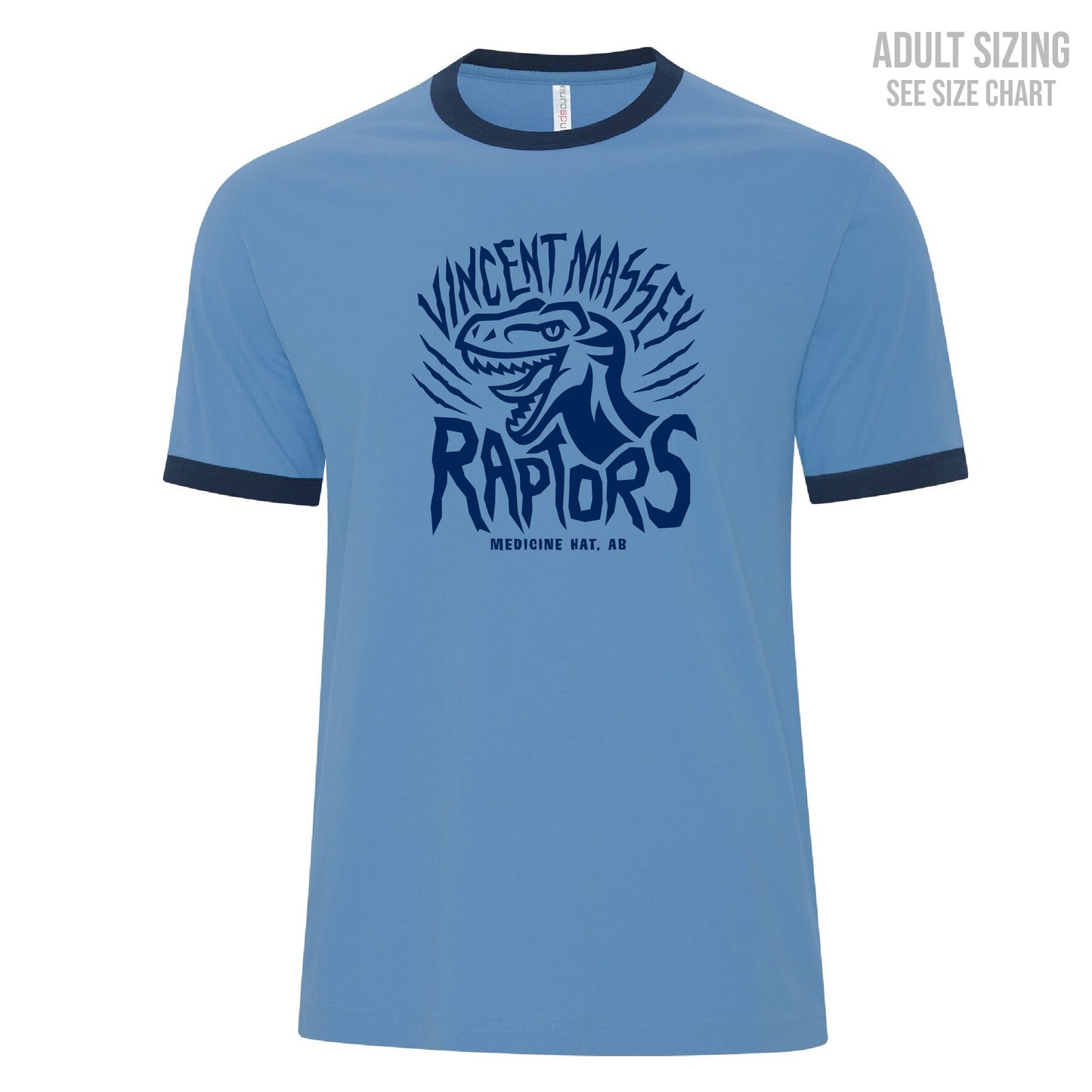 VM Raptors Unisex Ringer T-Shirt (S1000-ATC9001)
