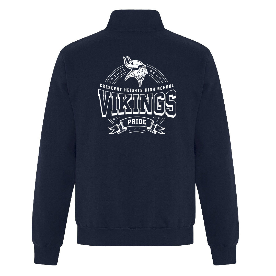 CHHS Vikings Pride Unisex 1/4 Zip Sweatshirt (CHS001/T0003-ATCF2700)