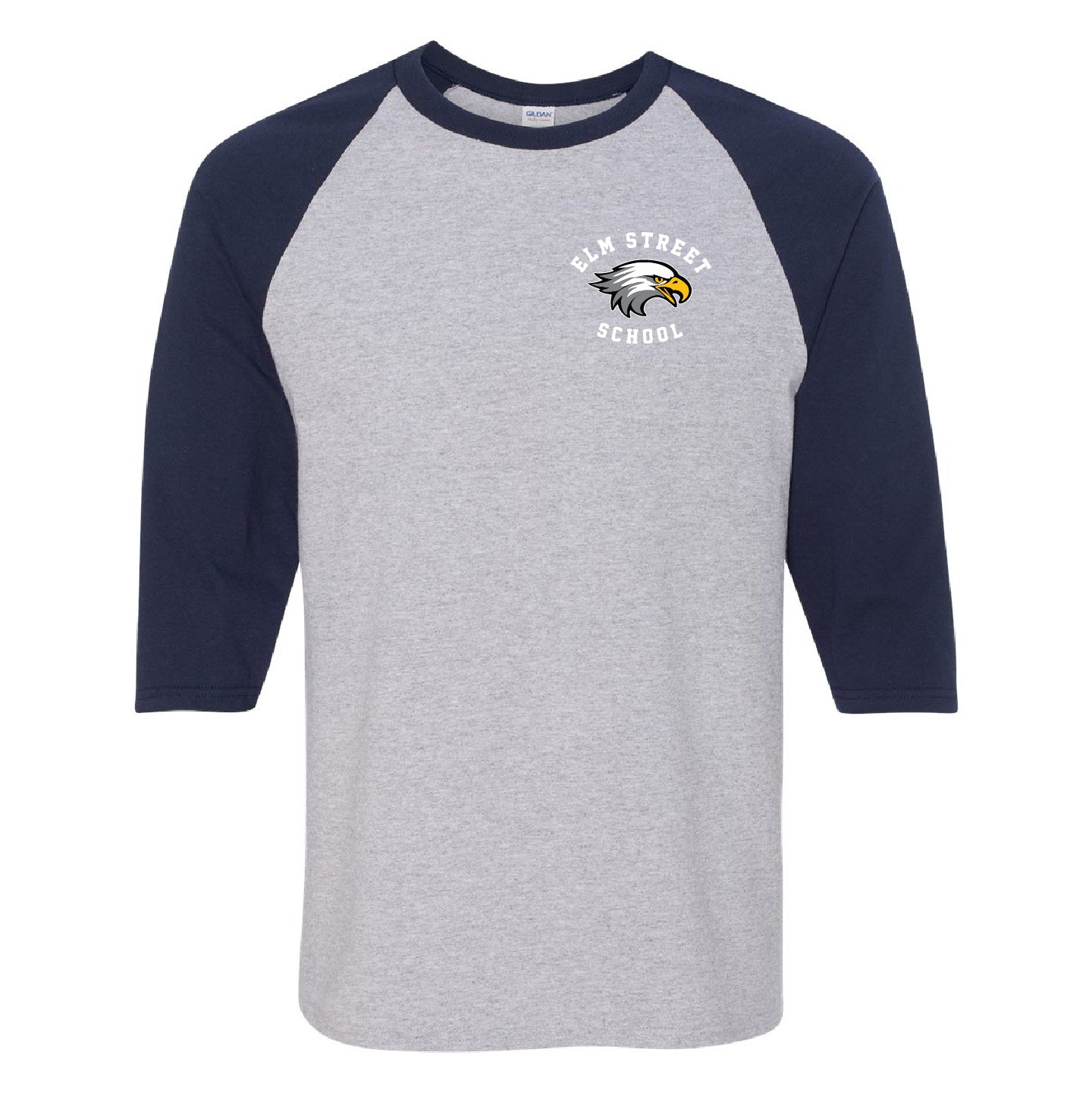 Elm Street School Adult Baseball T-Shirt (ESST001-5540)