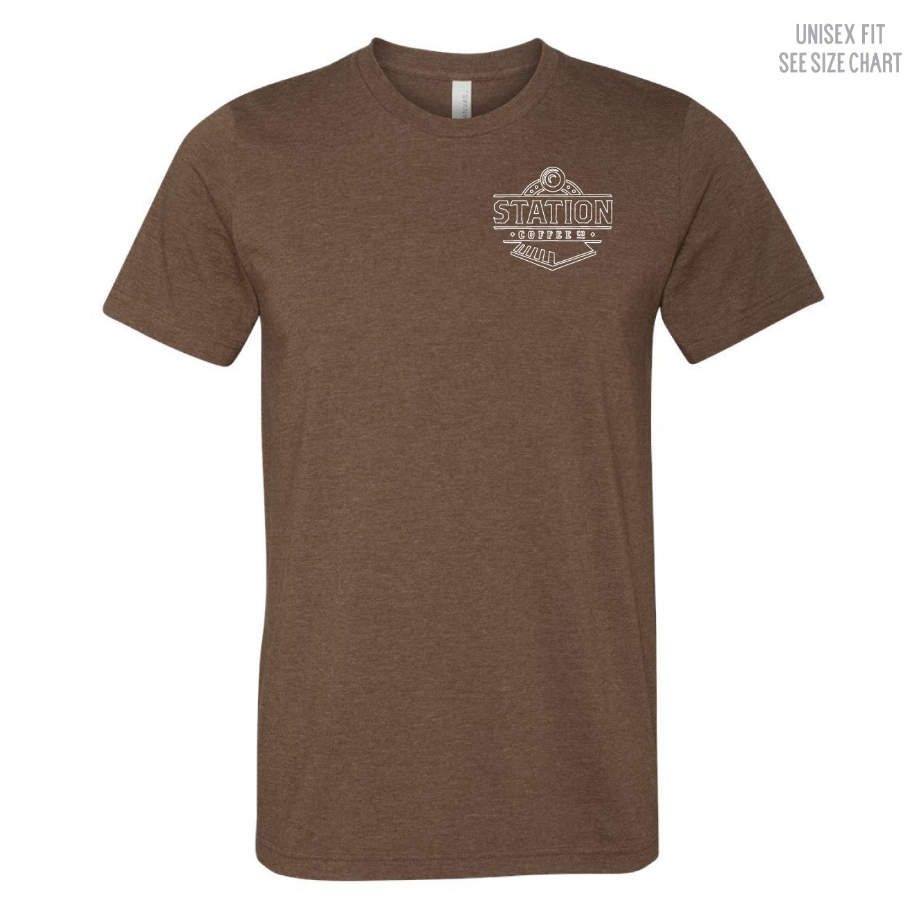Station Coffee Co. Unisex Ringspun T-Shirt (SCCT001/S01-3001CVC)