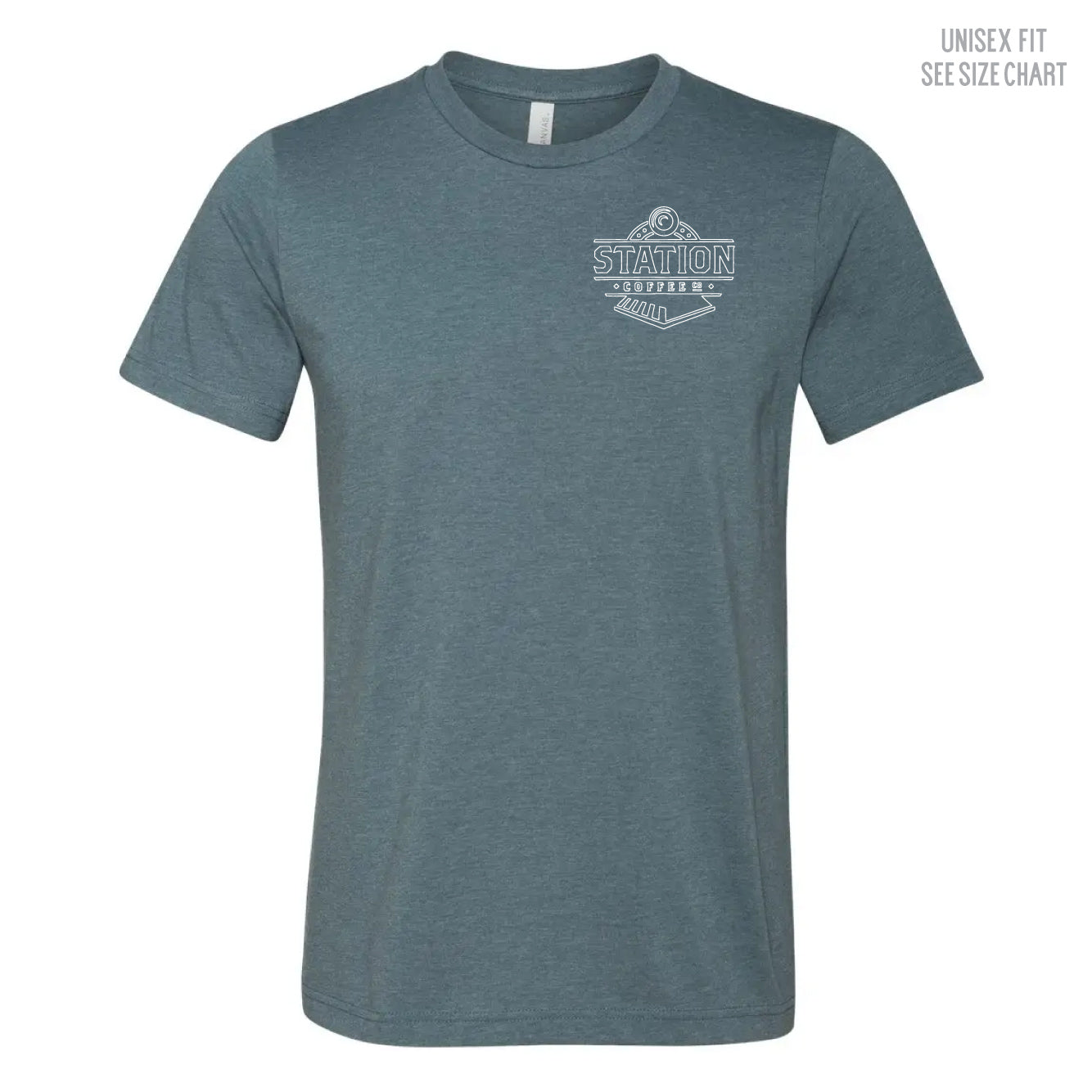 Station Coffee Co. Unisex Ringspun T-Shirt (SCCT001/S01-3001CVC)
