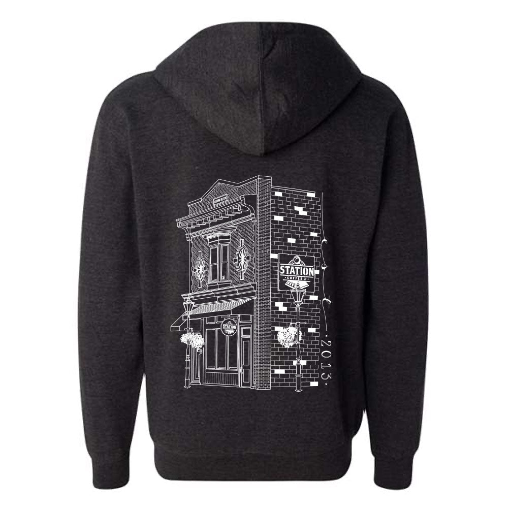 Station Coffee Co. Unisex Zip Hoodie (T01/S01-SS4500Z)