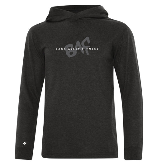 BAF Unisex Longsleeve Tee with Hood (T3-KOI8031)