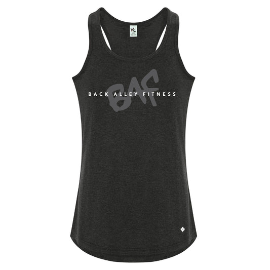 BAF Black Ladies Racerback Triblend Tank (T3-KOI8035L)