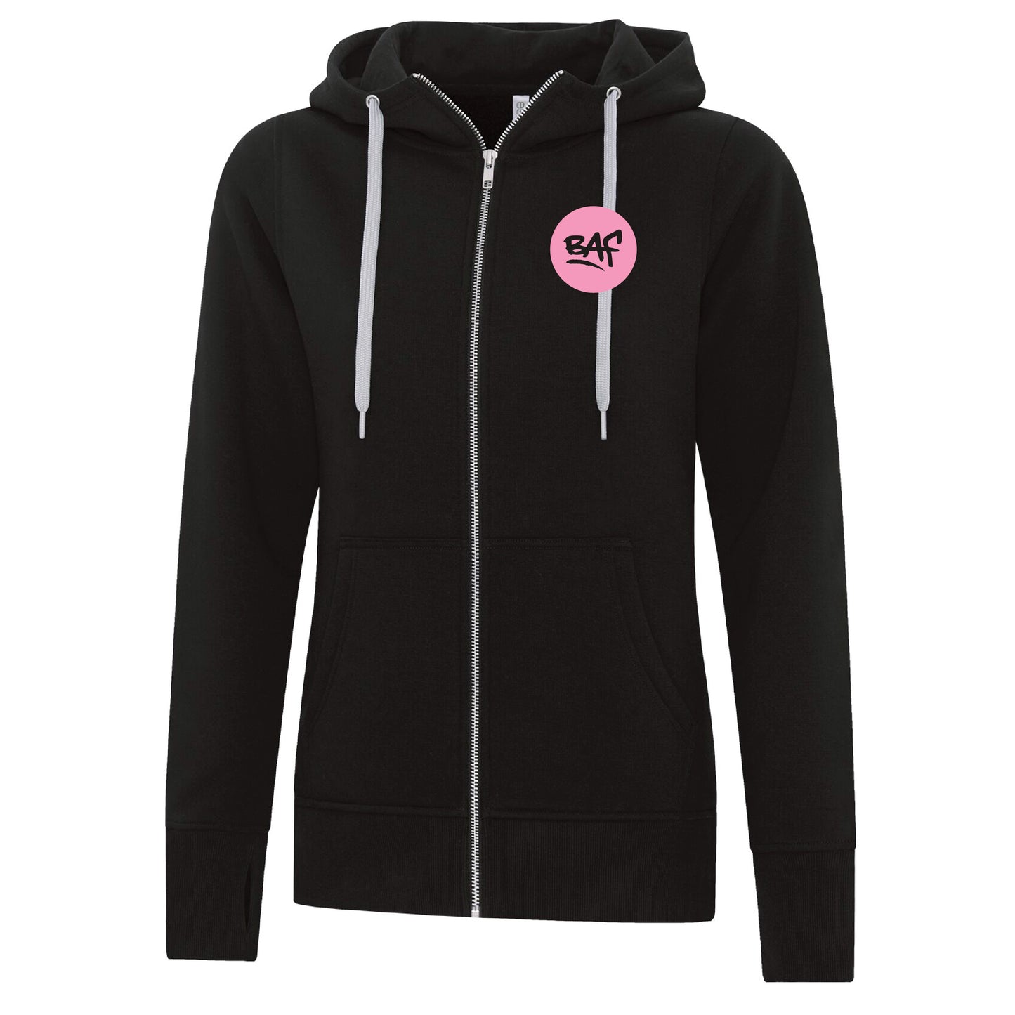 BAF Ladies Zip Hoodie (T4T6-L2018)