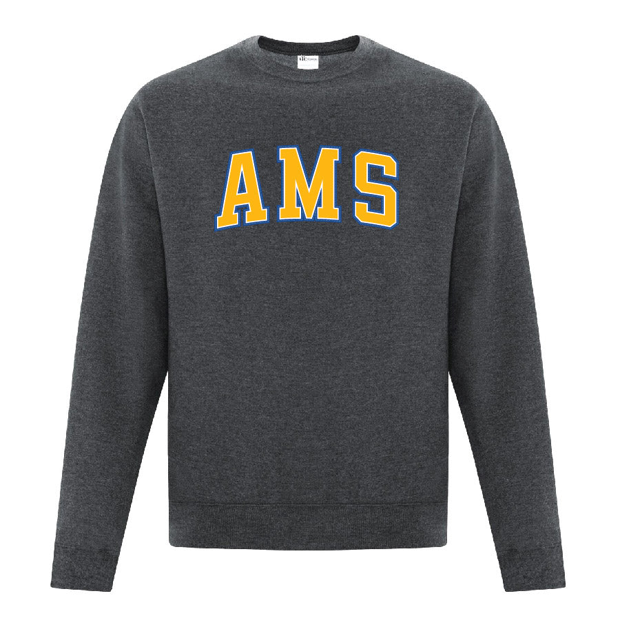 AMS Varsity Style Unisex Crewneck Sweatshirt (T1-F2400)