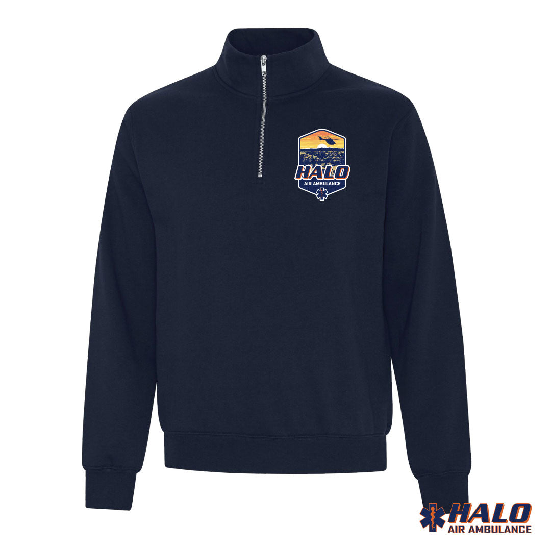 HALO - Left Chest 1/4 Zip Sweatshirt (T01LG4)