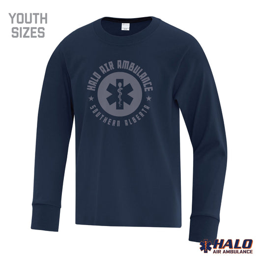 HALO - Crest Longsleeve T-Shirt YOUTH (YS03-3)