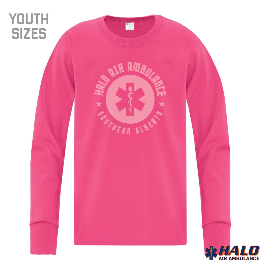 HALO - Crest Longsleeve T-Shirt YOUTH (YS03-3)